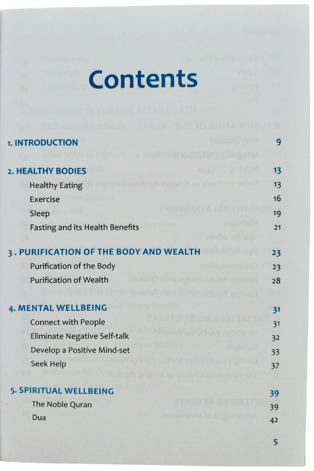 Health and Wellbeing for Muslim - Islamic Guide to Physical & Mental & Spiritual Wellness