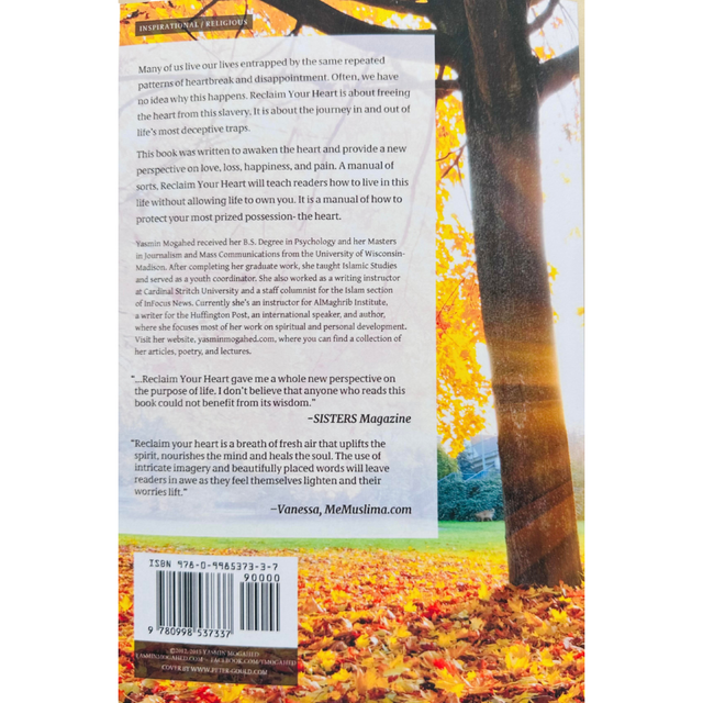 Reclaim Your Heart by Yasmin Mogahed – Spiritual Growth-S/C Book
