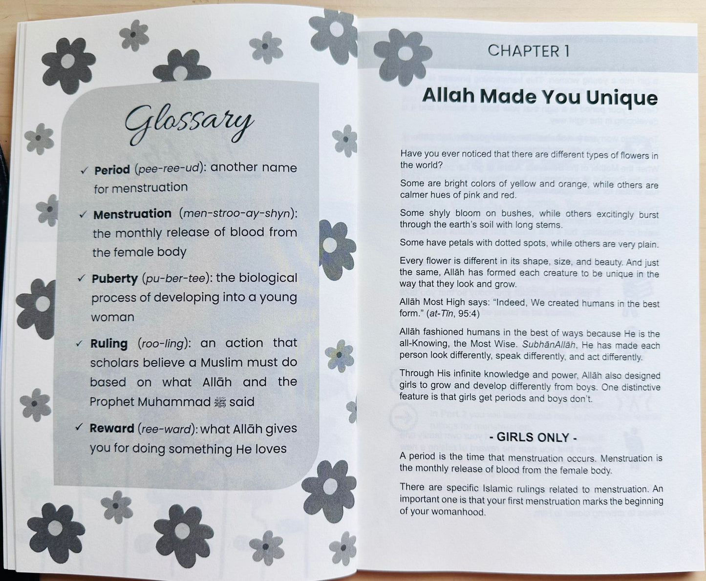 Blossom: Muslim Girl's Period Guide | Islamic Puberty & Menstruation Book